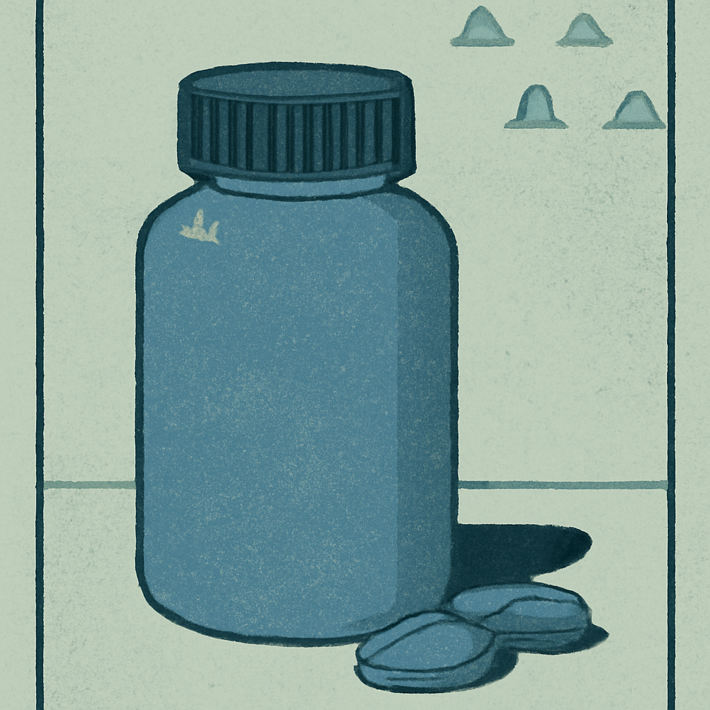 Nature Made Multi for Him (No Iron) — editorial illustration