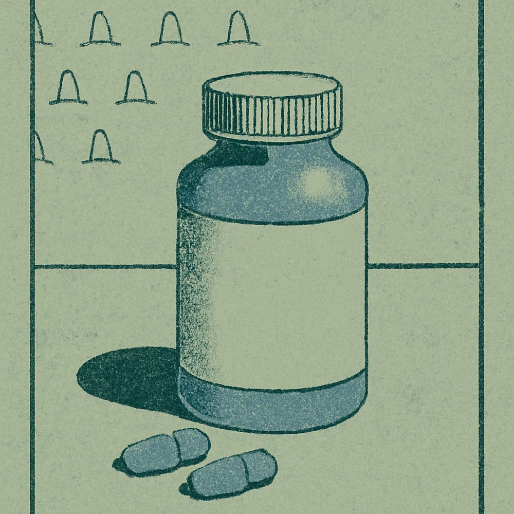 Thorne Basic Nutrients 2/Day — editorial illustration