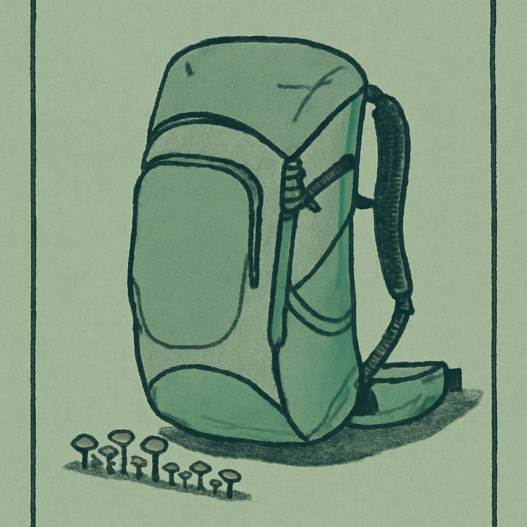 Osprey Talon 22 Pack — Men's — editorial illustration