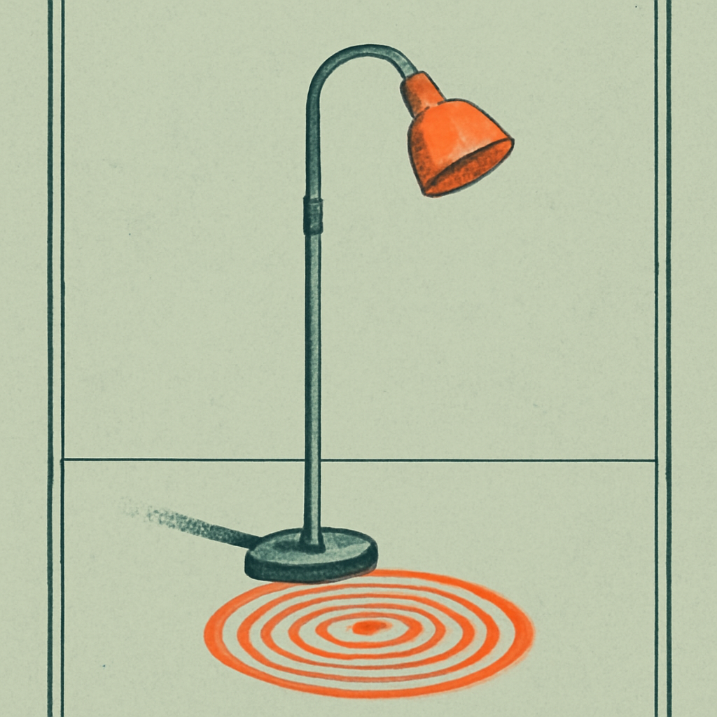 LEPOWER Metal Floor Lamp with Adjustable Gooseneck — editorial illustration