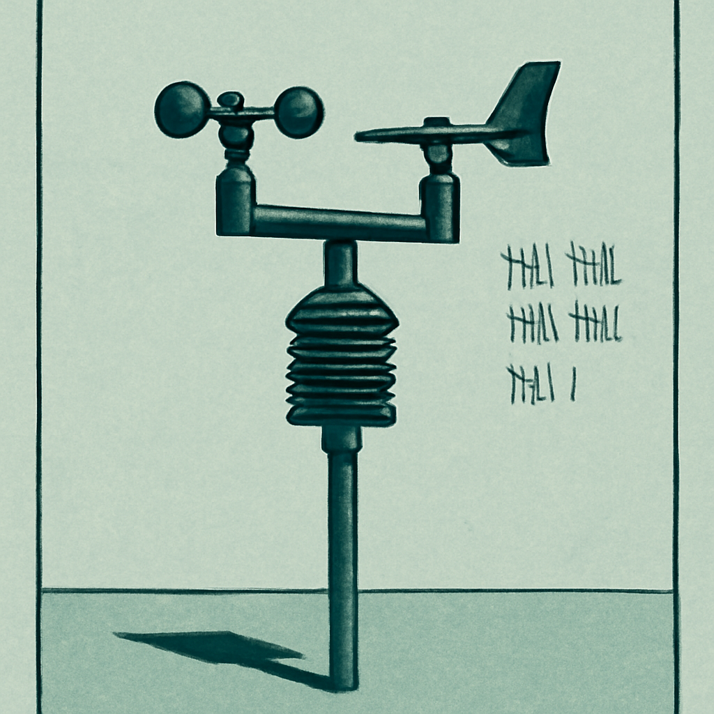 Ambient Weather WS-2902 WiFi Smart Weather Station — editorial illustration