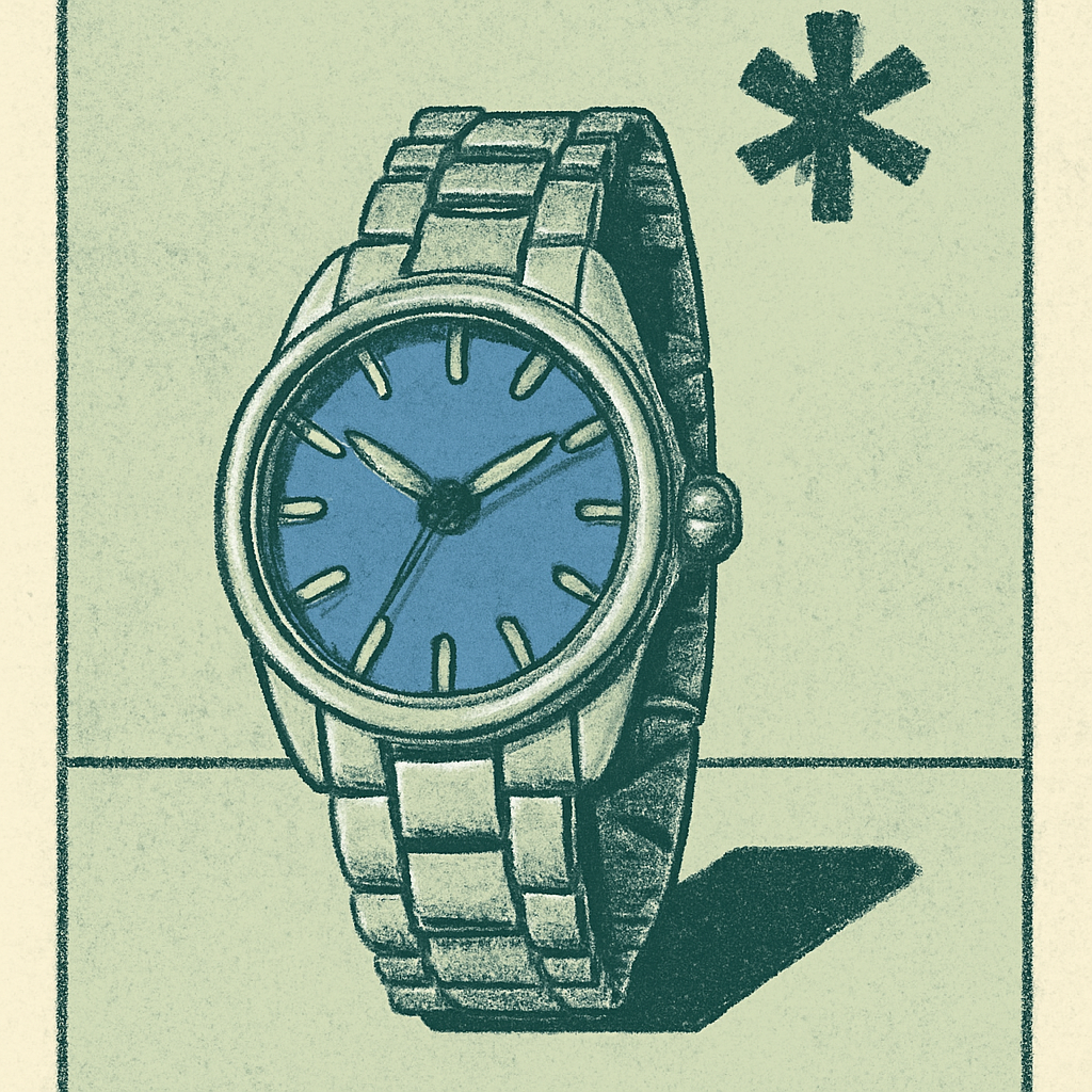 Seiko 5 Sports SRPD55 Automatic — editorial illustration