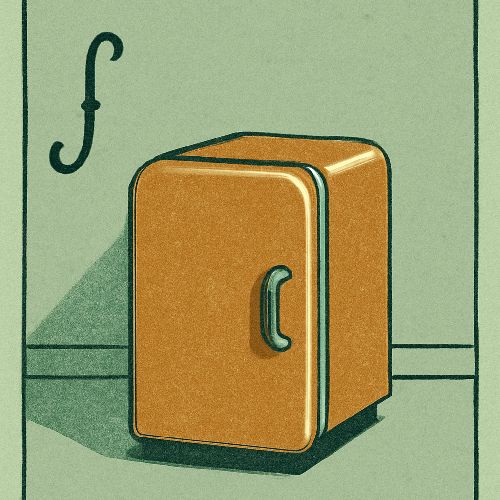 Cooluli Classic 4-Liter Thermoelectric Mini Fridge — editorial illustration