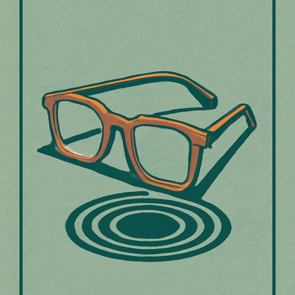 Warby Parker Readers (single-vision reading lenses, any frame) — editorial illustration