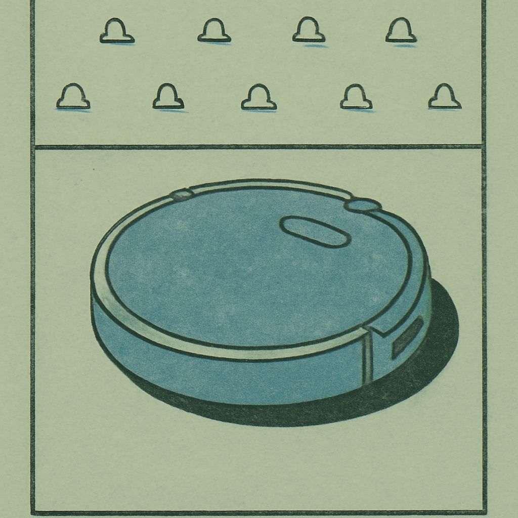 Eufy RoboVac 11S MAX — editorial illustration