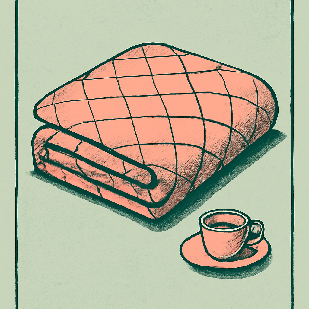 YnM Original Cotton Weighted Blanket (15 lb) — editorial illustration